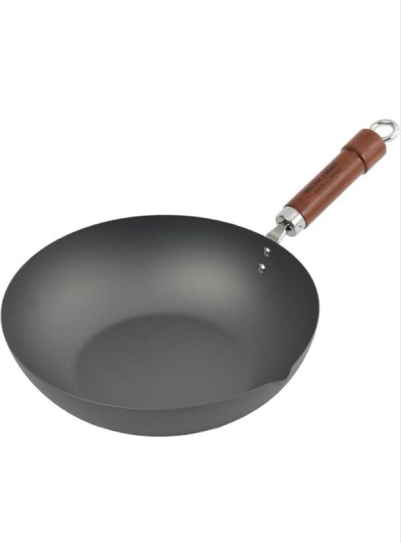【新品】炒め鍋 30cm 鉄 日本製 リバーライト 極　①