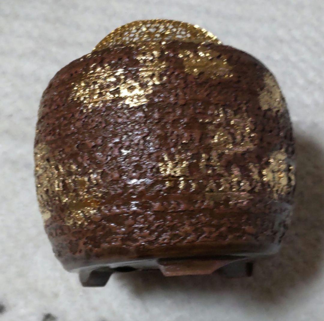 新品 香道 香炉セット一式 清水焼 寛楽作 金彩香炉 箱入