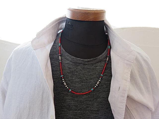 【マアサン】インディアンジュエリーネックレス ナバホ族 シルバー925