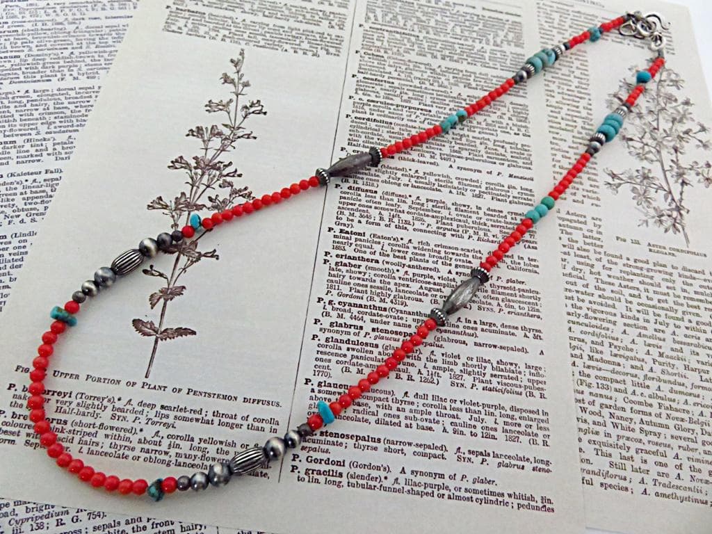 【マアサン】インディアンジュエリーネックレス ナバホ族 シルバー925