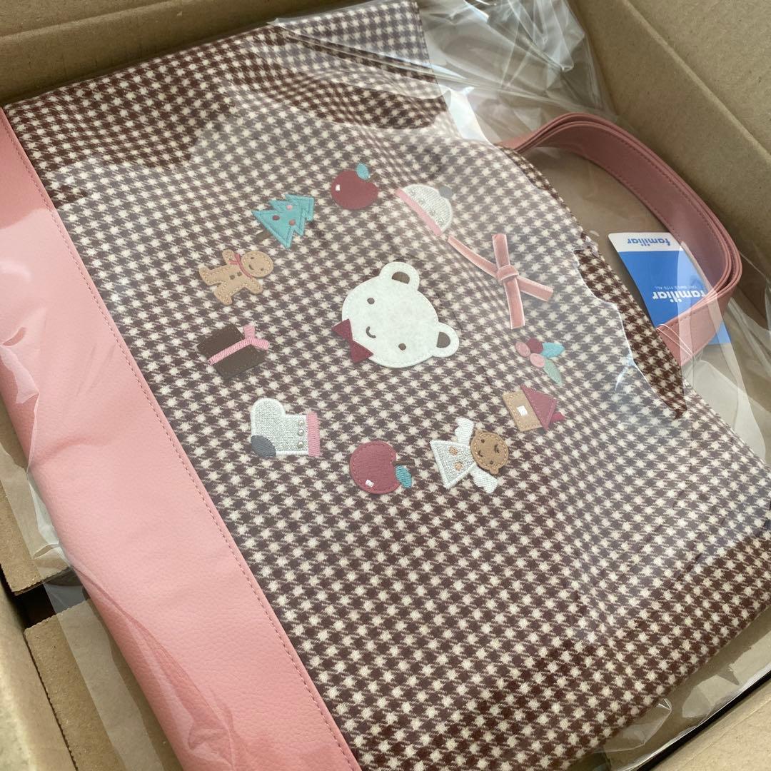 新品　未開封　ファミリア　クリスマストート