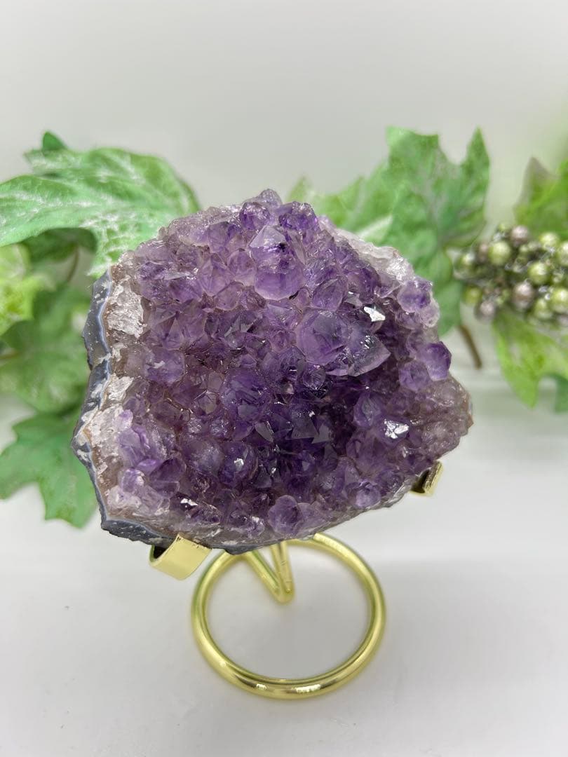 天然石アメジスト原石　No.369