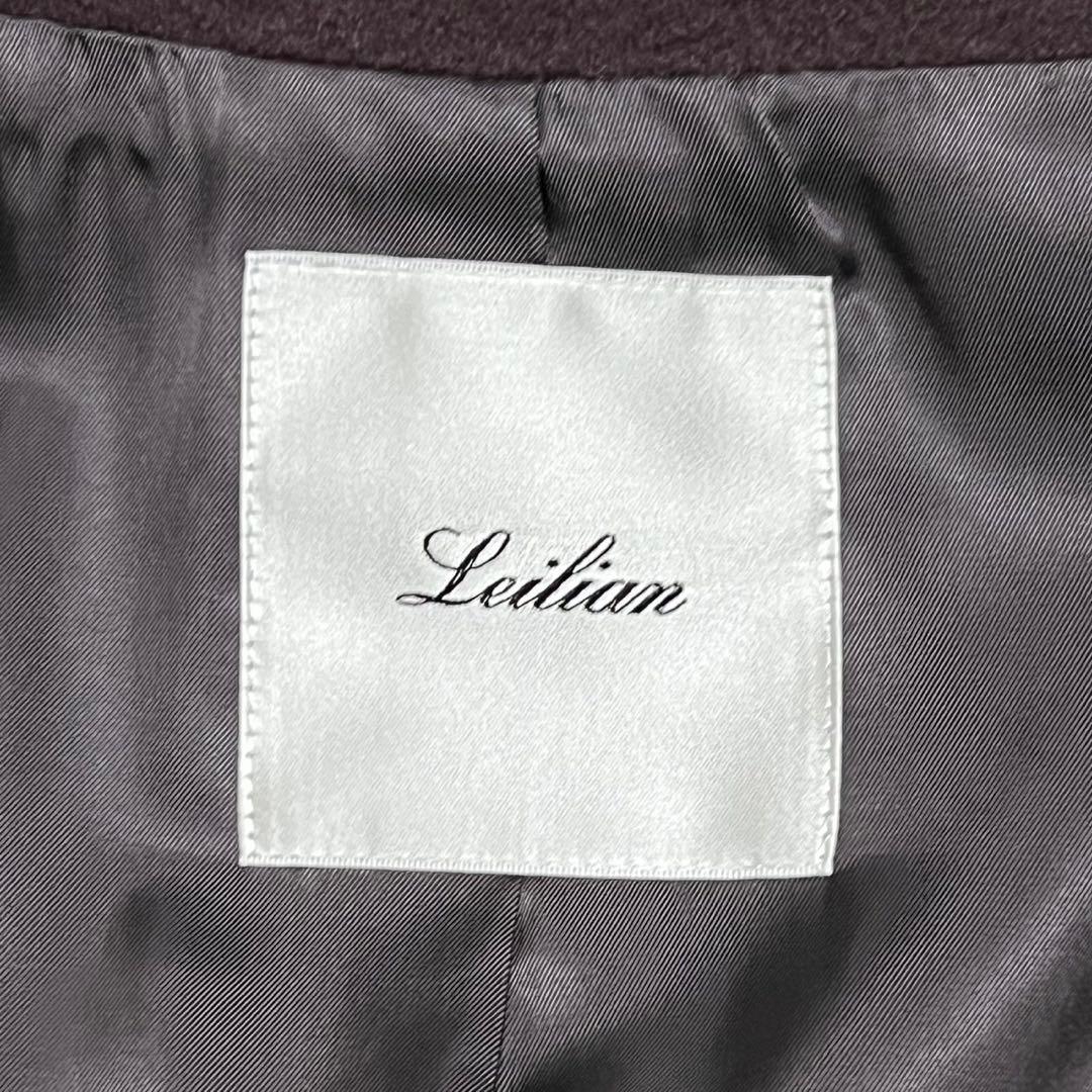 【美品】レリアン　ロロピアーナ　カシミヤ100% 大きいサイズ 13＋ ボルドー