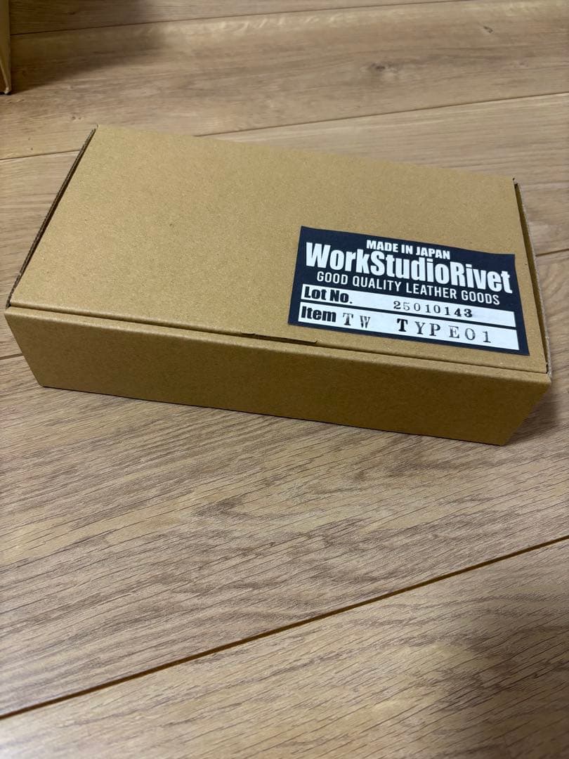 WorkStudioRivet ワークスタジオリベット　ウォレット　茶芯