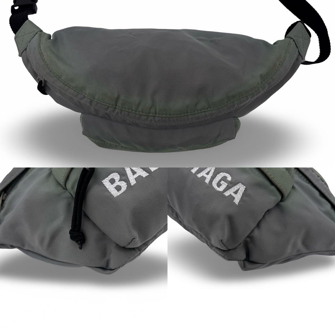 【高級】BALENCIAGA バレンシアガ ボディバッグ ウエストポーチ　ロゴ