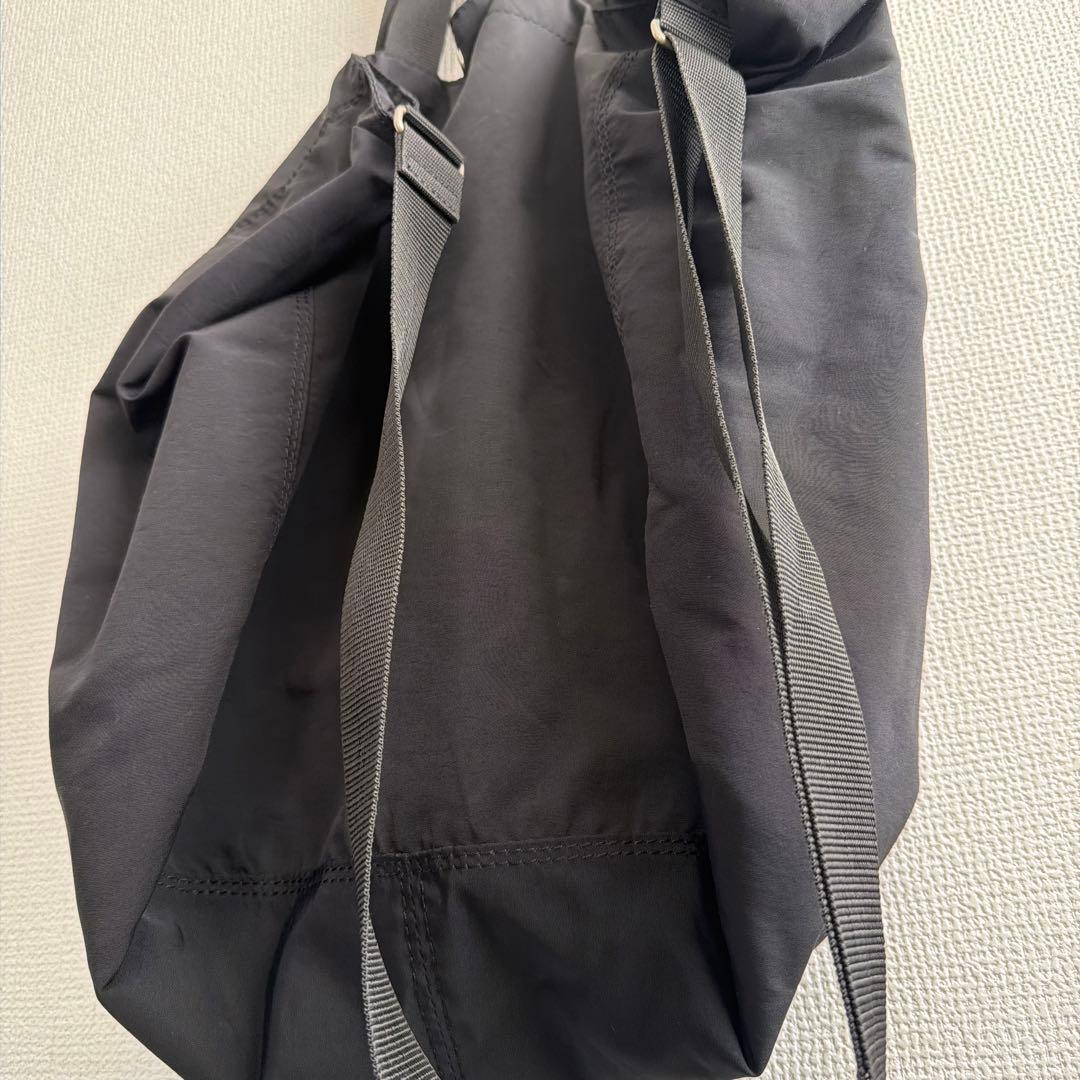 【完売・タグ付】コムデギャルソンオム 綿ナイロングログラン 2WAYバッグ 黒