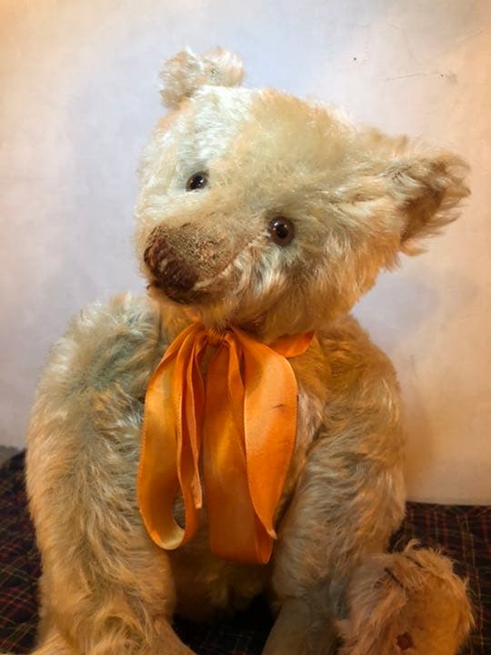 ミドルサイズ　シュタイフ 20年代　ホワイト　アンティーク