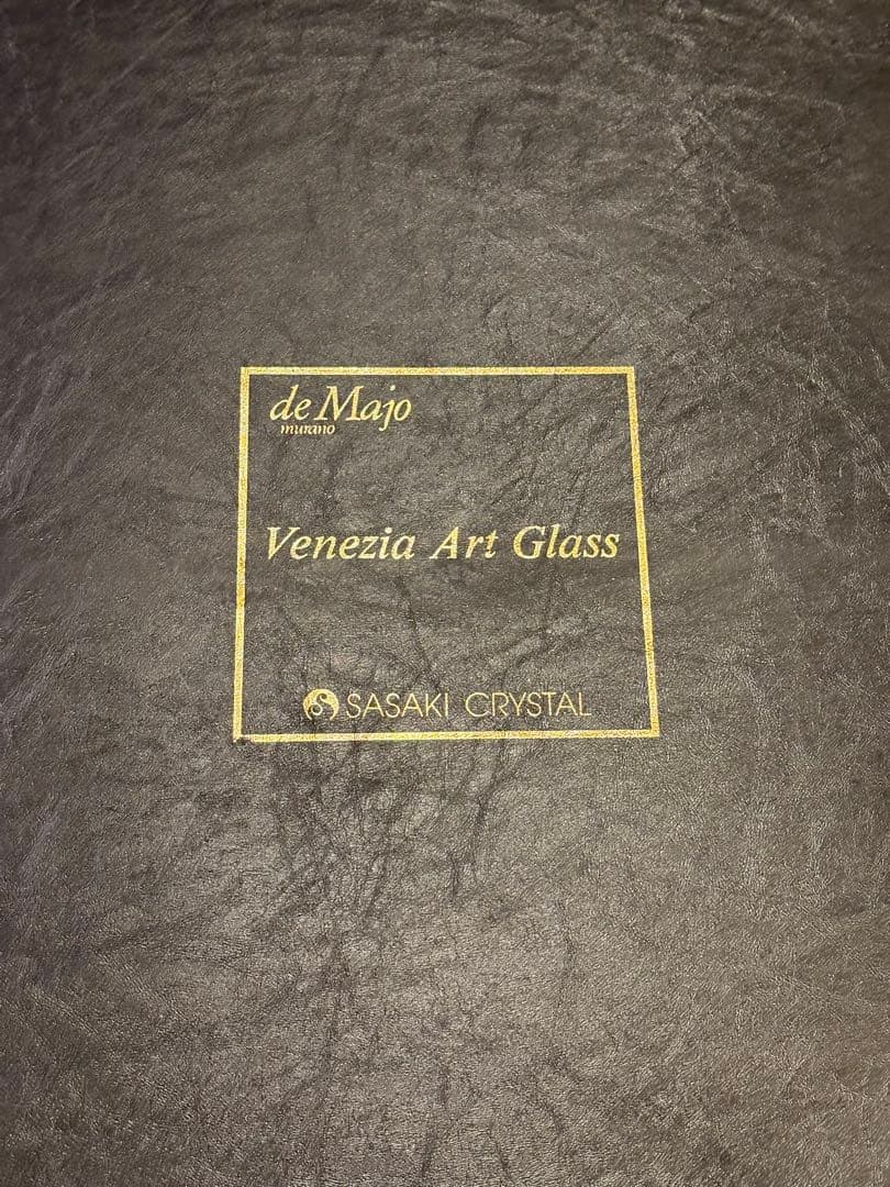 新品　デマヨ社製 MURANO GLASS 1988 ムラーノ 大皿　佐々木硝子