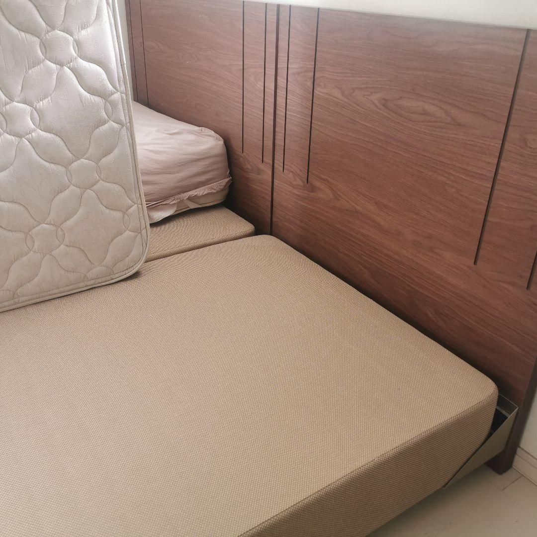 美品　シモンズ　シングル　ベッド　マットレス