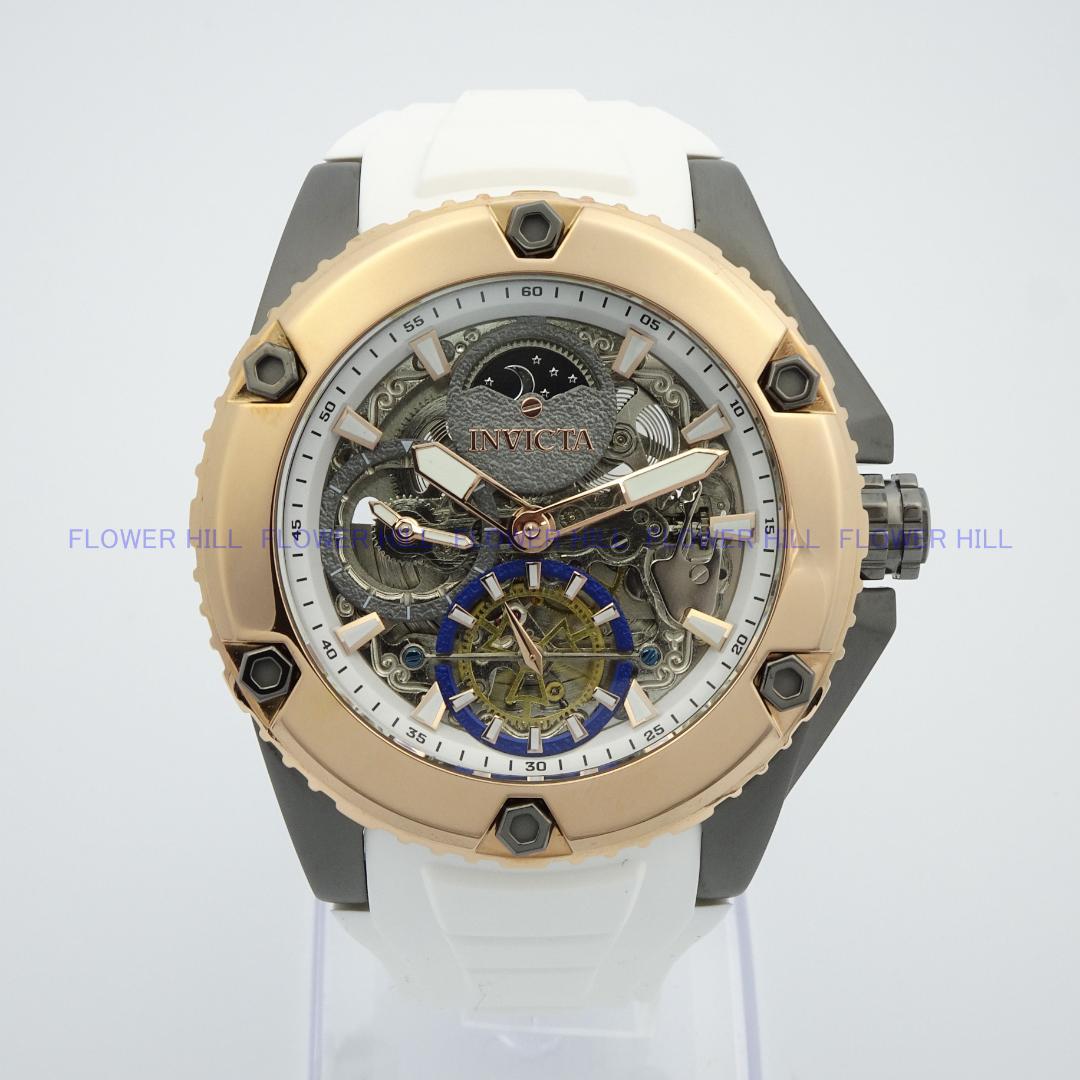 INVICTA 腕時計 自動巻き ゴールド・ホワイト AKULA 42772