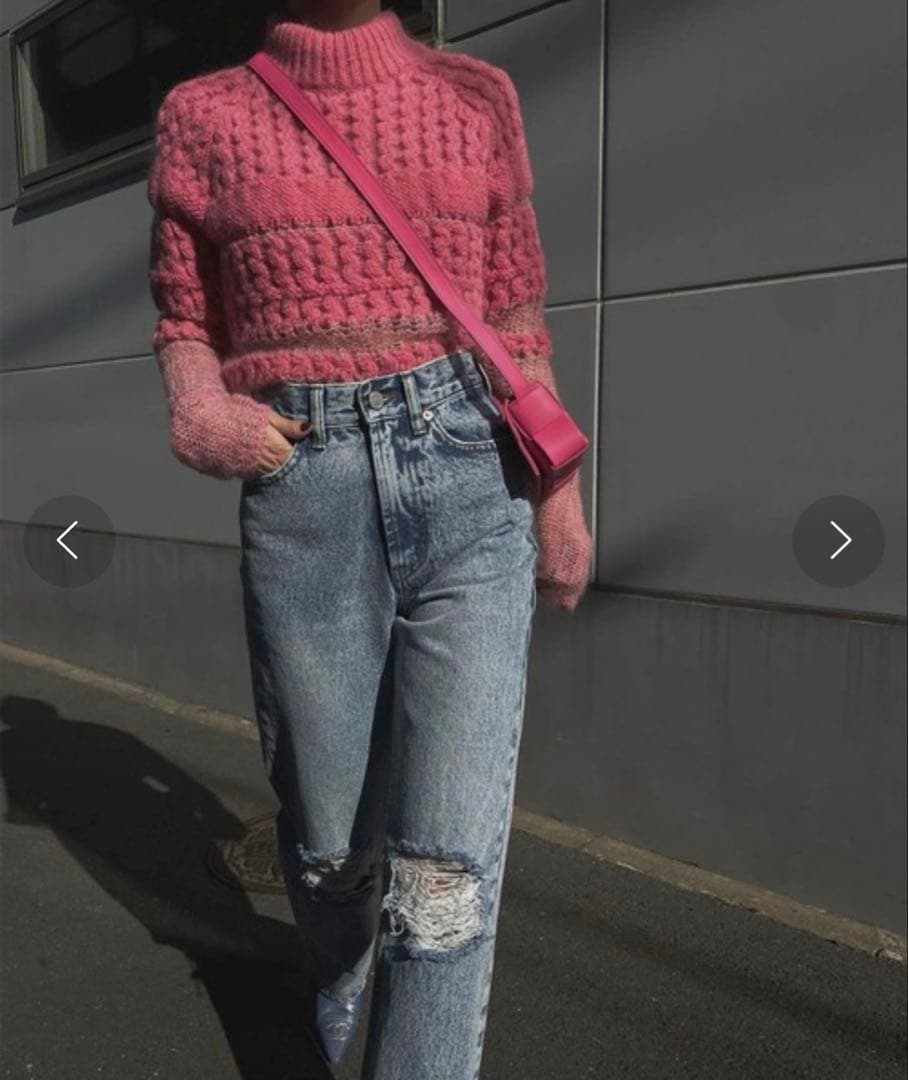 AMERI CRASH SLIM STRAIGHT DENIM 26インチ