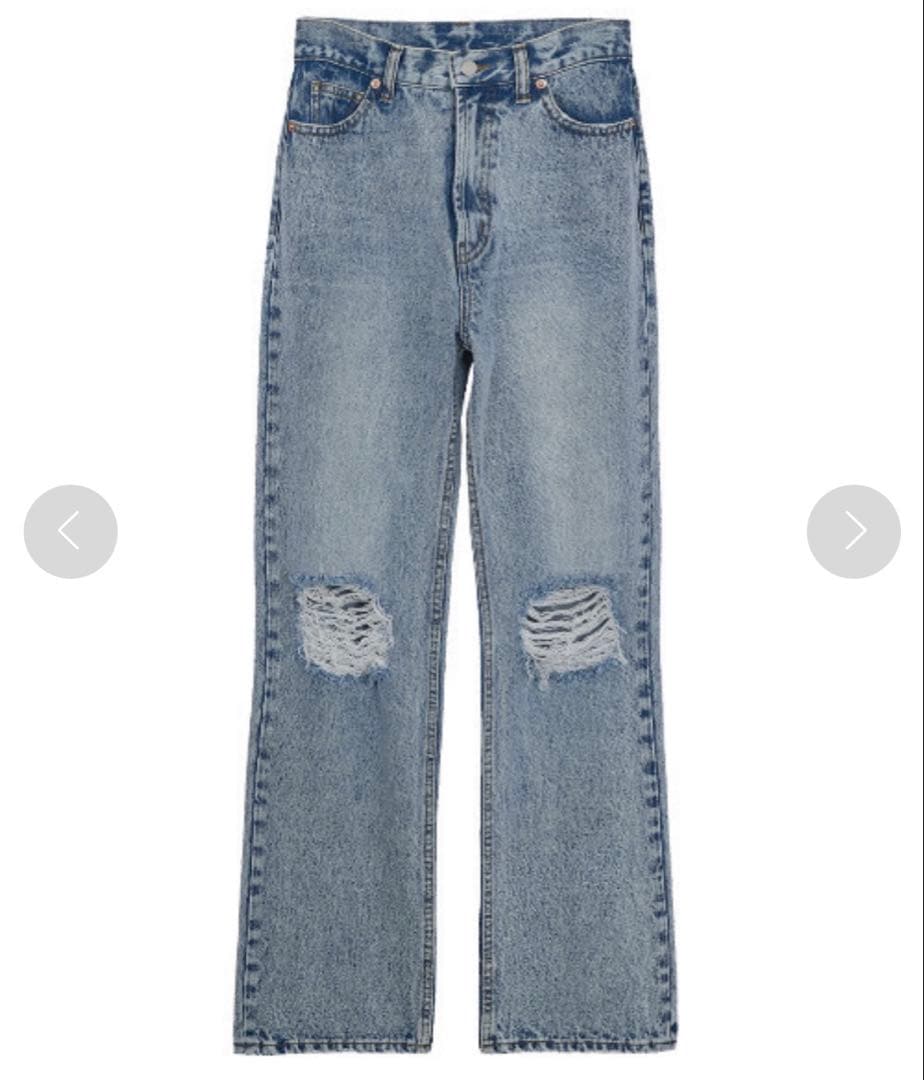 AMERI CRASH SLIM STRAIGHT DENIM 26インチ