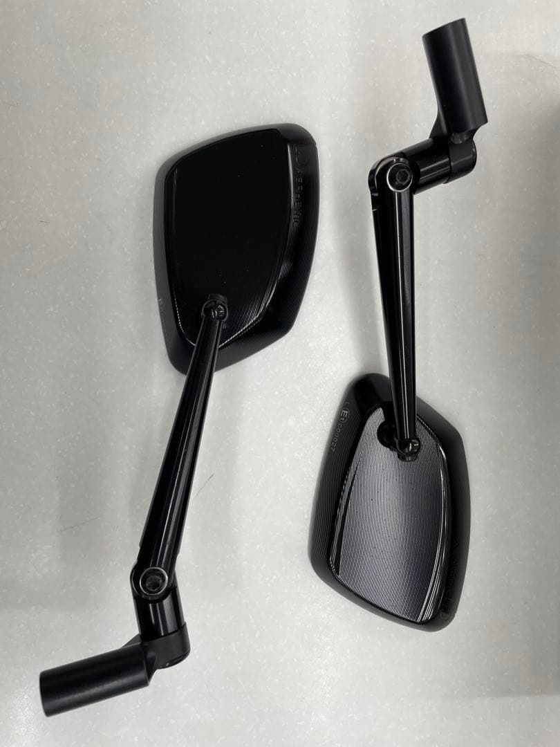 rizoma バイクミラー ブラック 角型