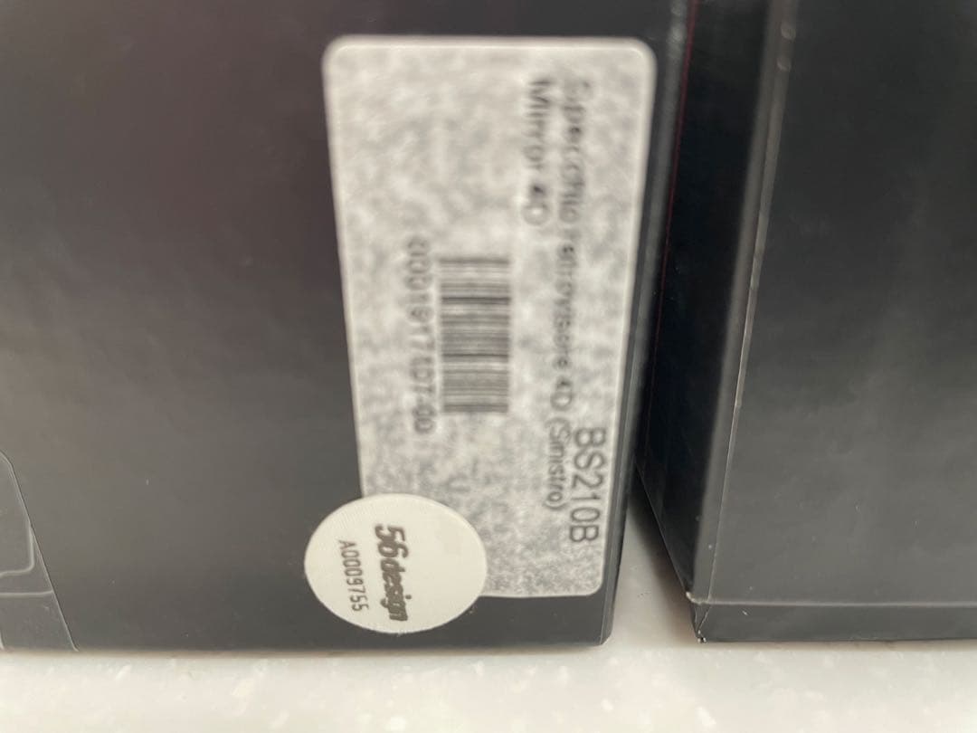 rizoma バイクミラー ブラック 角型