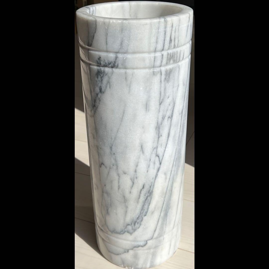 イタリア製　大理石　ヴィンテージ　傘立て　マーブルアンブレラスタンド