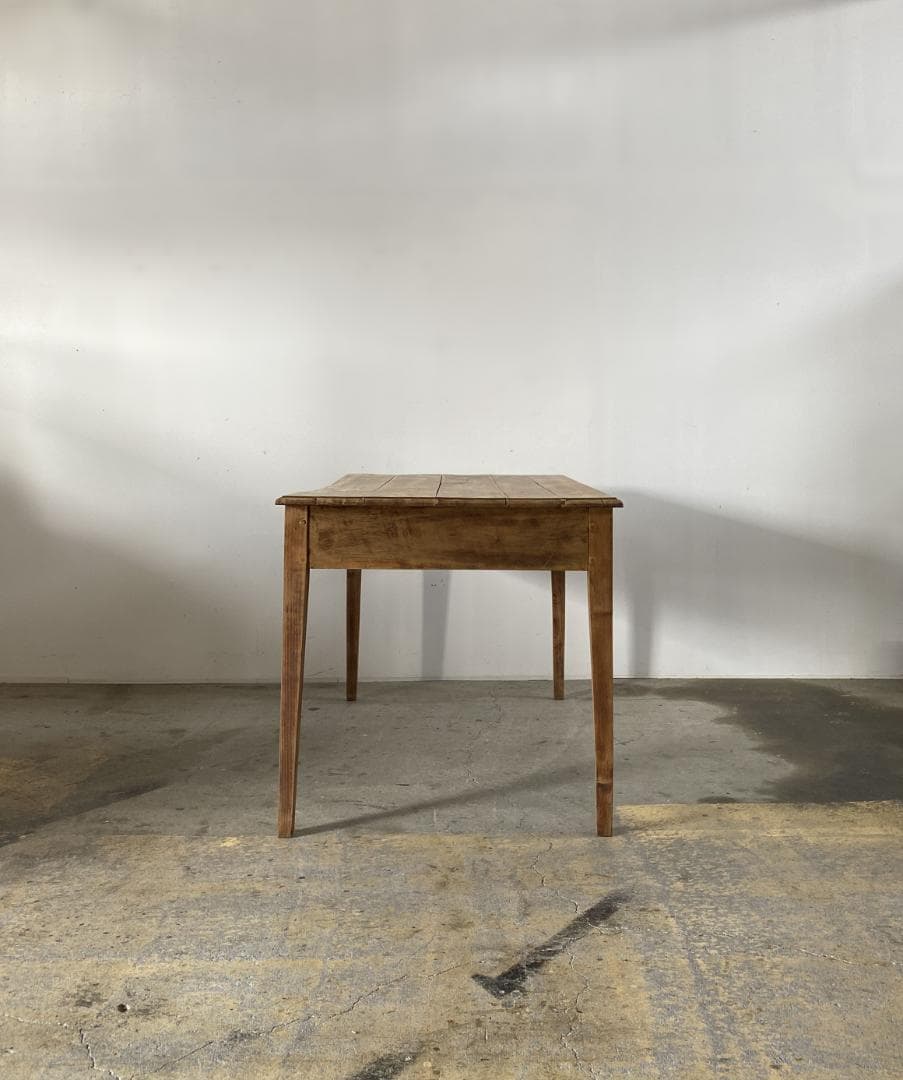 フランス アンティーク 3dr oak Table テーブル