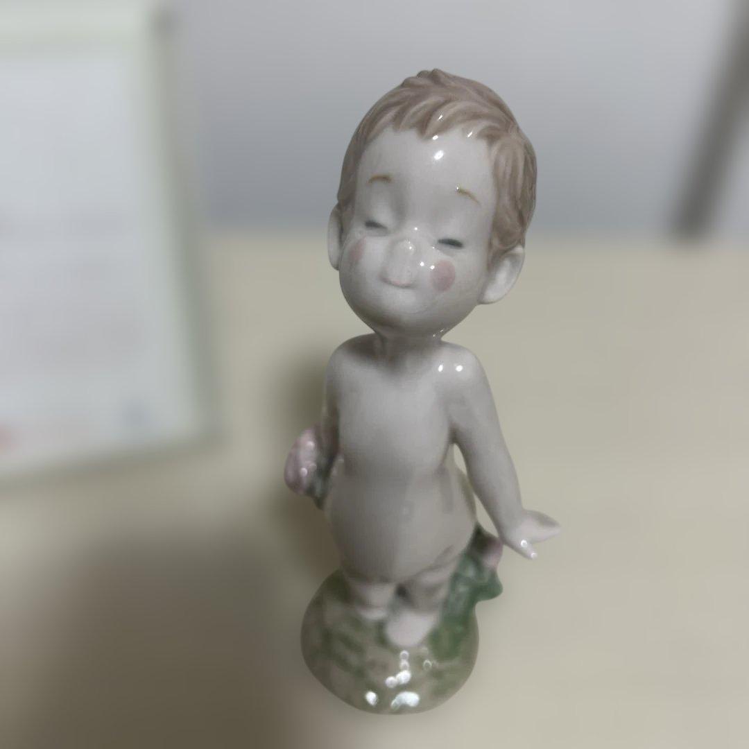 リヤドロ社　NAO タカシマヤオリジナル ローズちゃん 陶器 置物