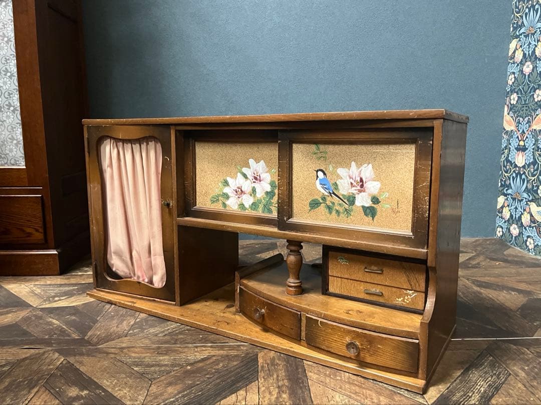 戸棚 昭和レトロ 当時物 インテリア 茶箪笥