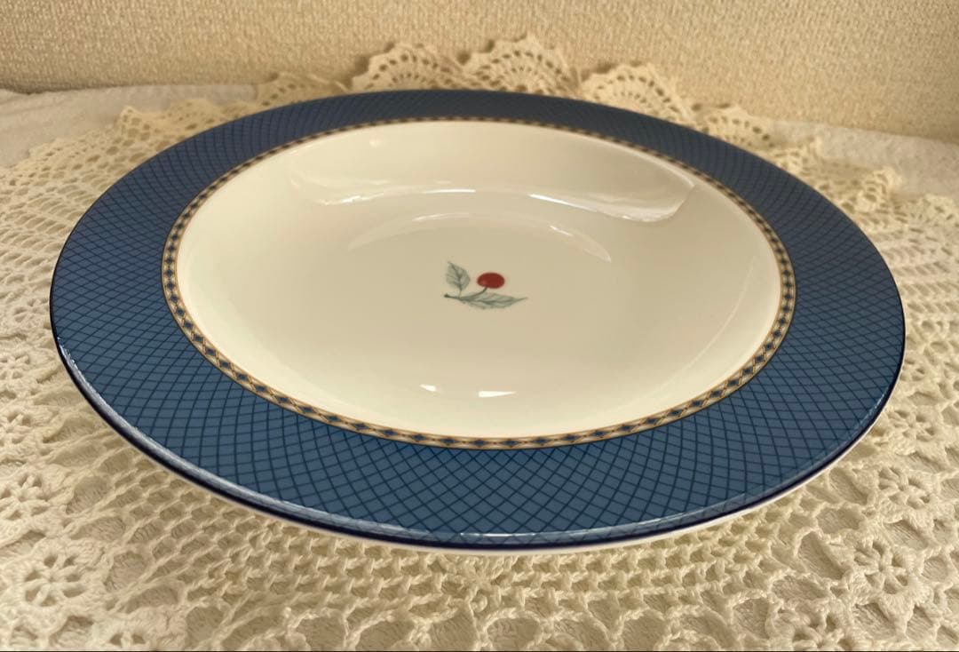  フルーツシンフォニー　パスタ皿とディナープレート各2枚セット