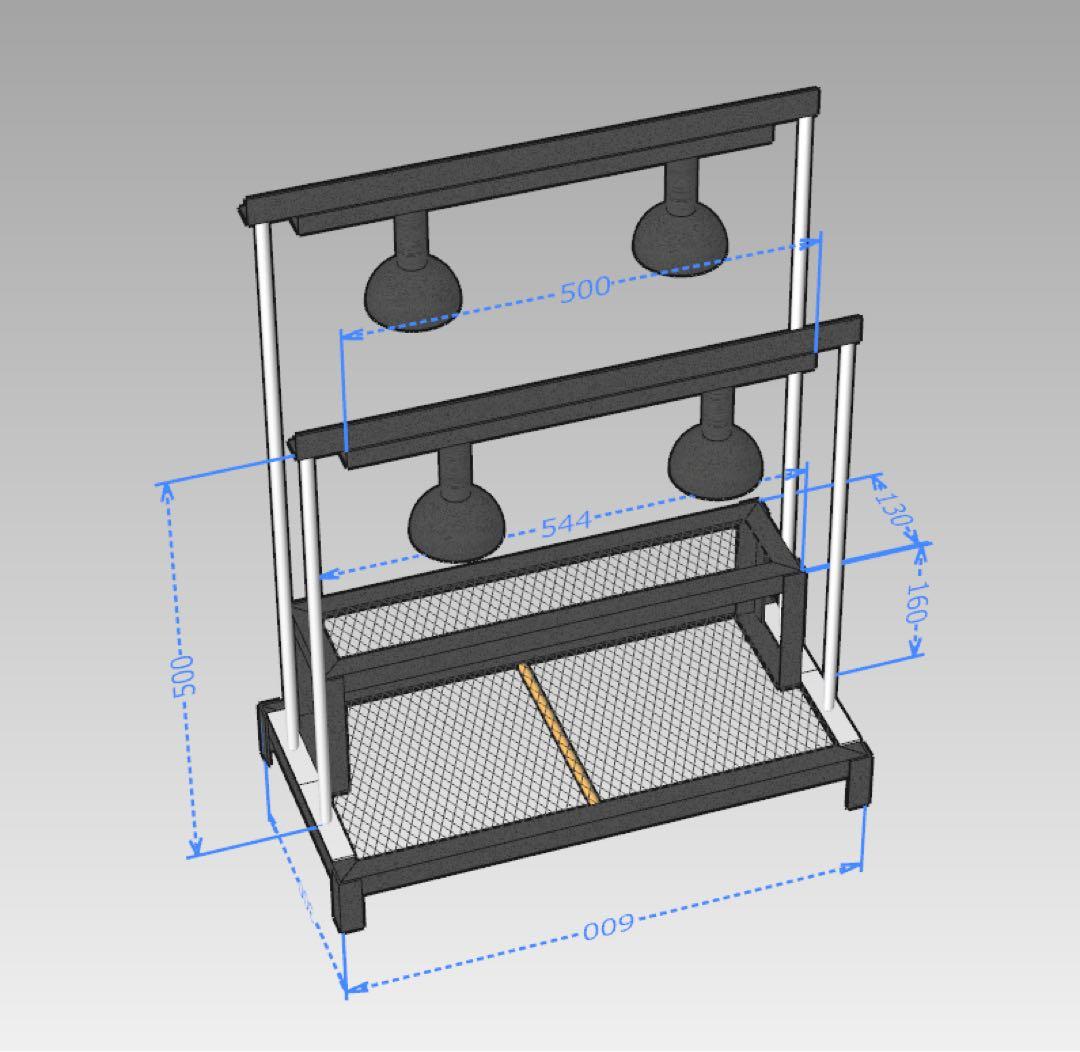 アイアン植物棚！高さ調整可能ダクトレールバー アガベ　アイアンシェルフ