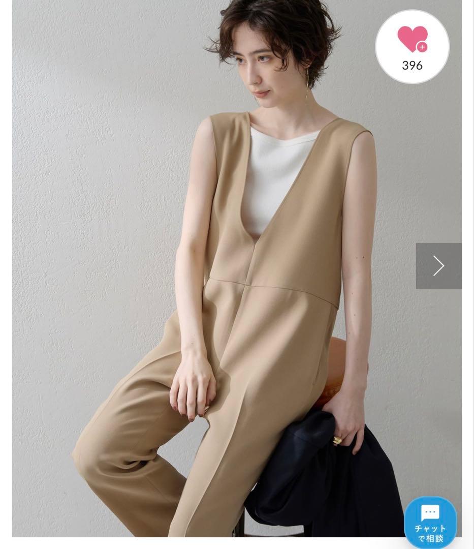 whim gazette 【インフルエンサーコラボ】ダブルフェイスサロペット