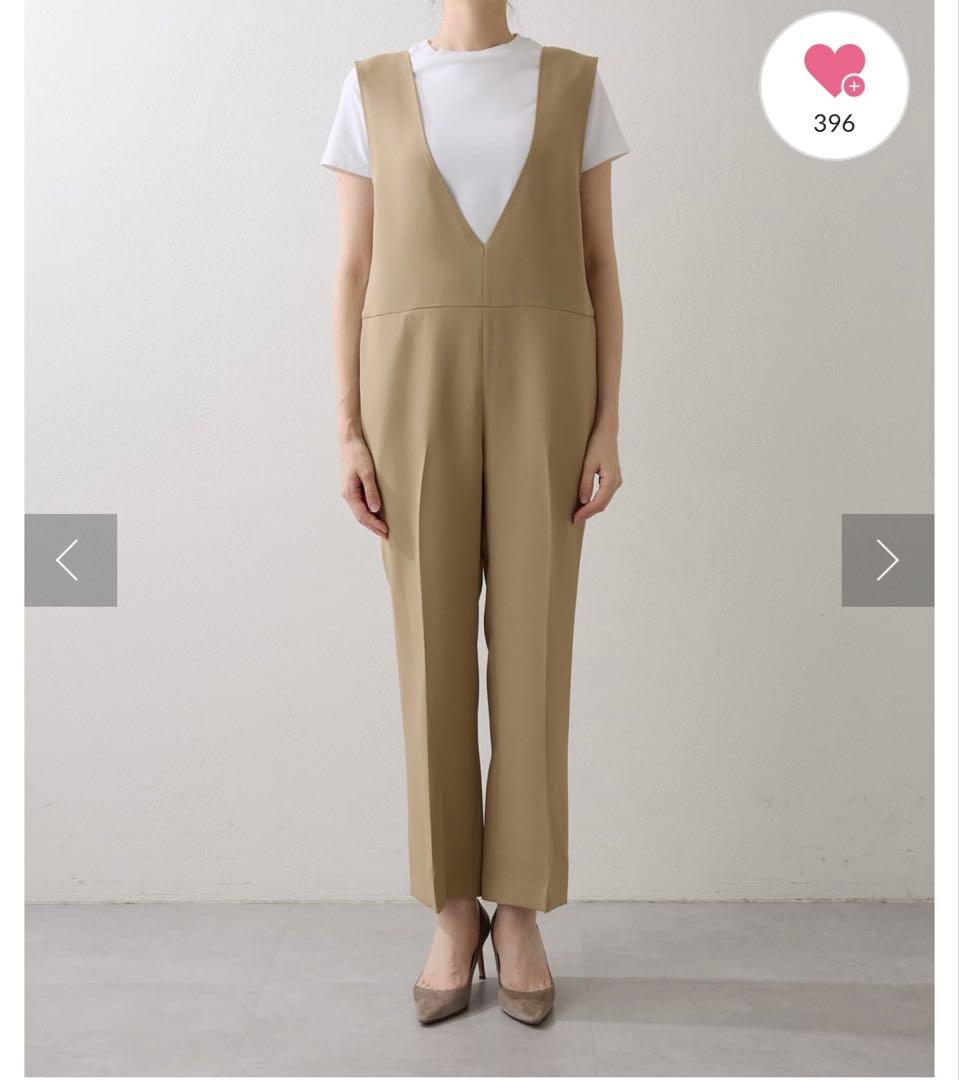 whim gazette 【インフルエンサーコラボ】ダブルフェイスサロペット