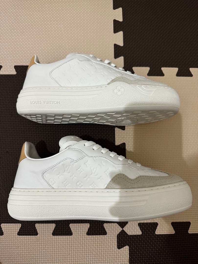【ここママ】【新品】LOUIS VUITTON LVグルービー スニーカー