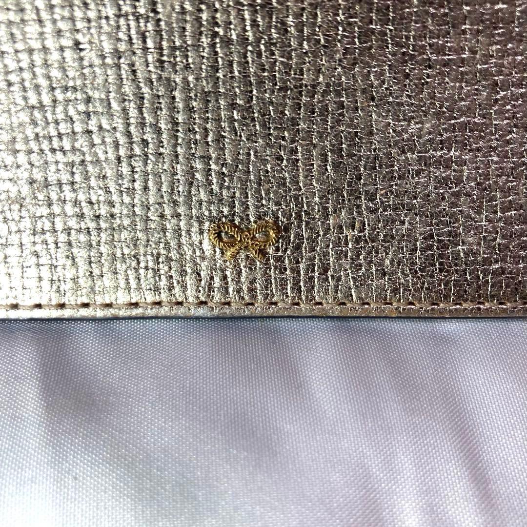 アニヤハインドマーチ アイズ eyes シルバー 三つ折り財布 ミニウォレット