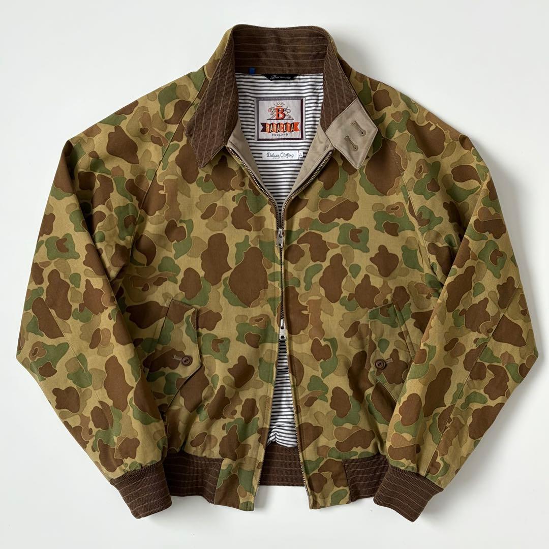 別注★バラクータ × DELUXE G9 ハリントンジャケット 迷彩 カモ