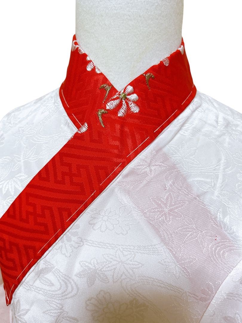 レトロ着物♡七五三　7歳　女の子　フルセット　一式　山吹色　孔雀