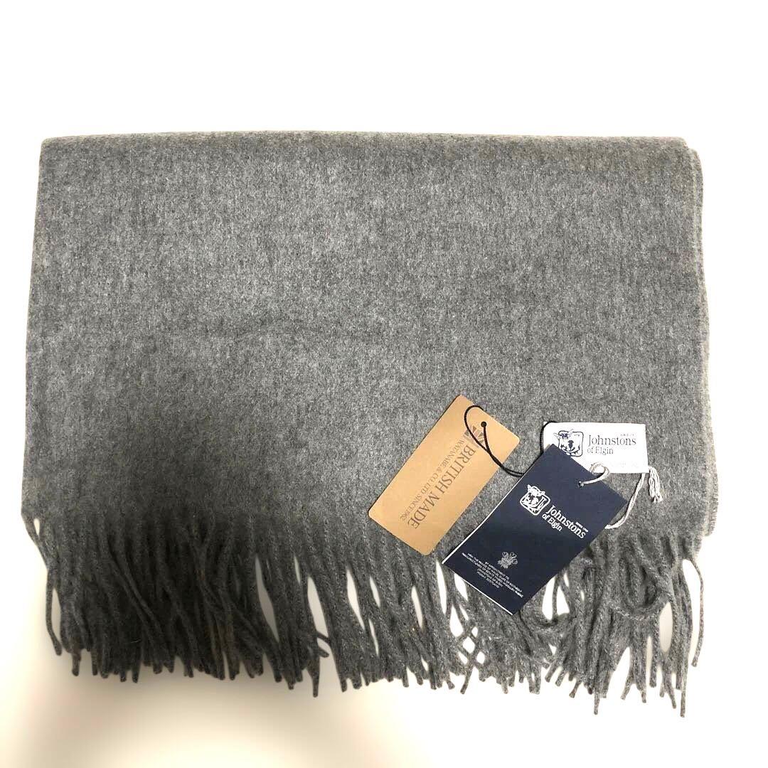 【国内正規輸入代理店品】Johnstons of Elgin大判カシミヤストール