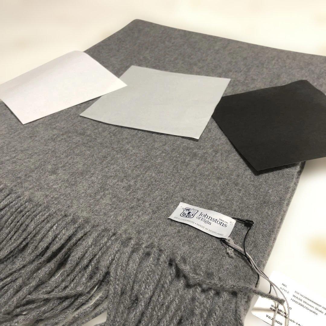 【国内正規輸入代理店品】Johnstons of Elgin大判カシミヤストール