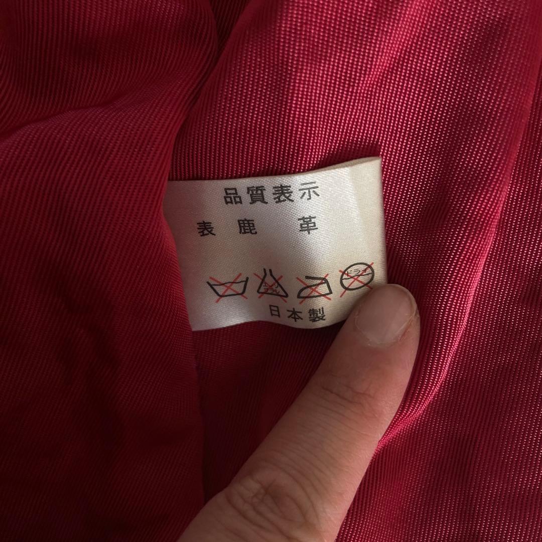 美品THE FLAT HEAD ディアスキン レザージャケット 42