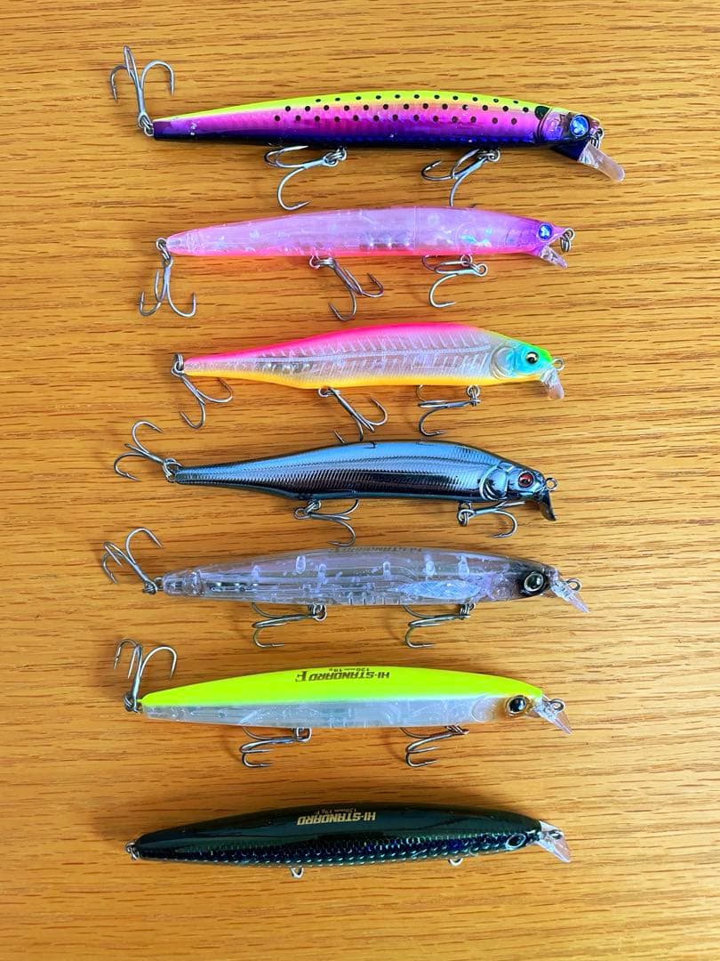 【限定カラー】ブローウィン140sを含むシーバスルアー7個セット
