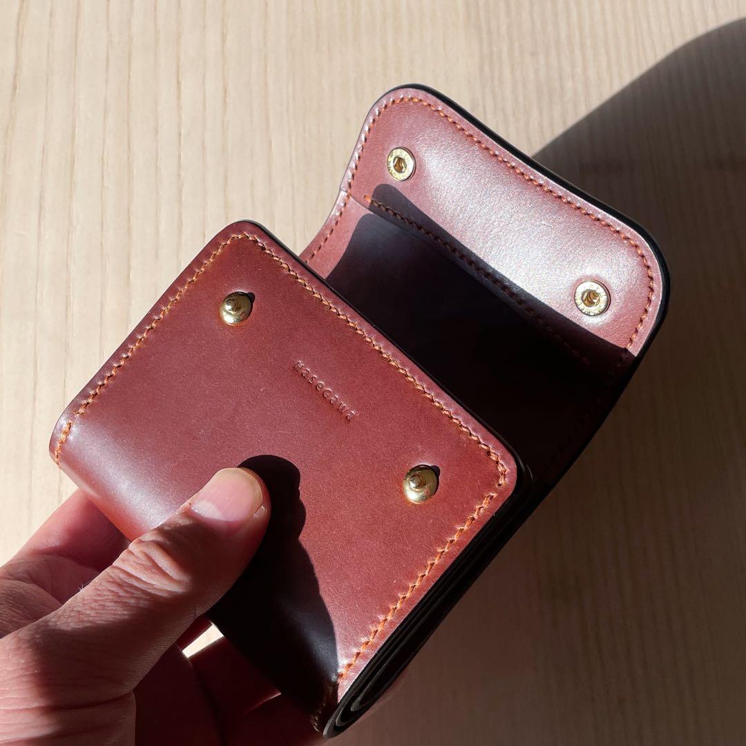 【在庫一掃セール】3つ折り財布 コードバン ブライドルレザー