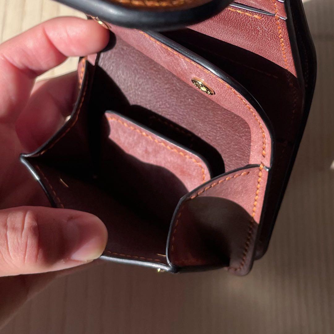 【在庫一掃セール】3つ折り財布 コードバン ブライドルレザー