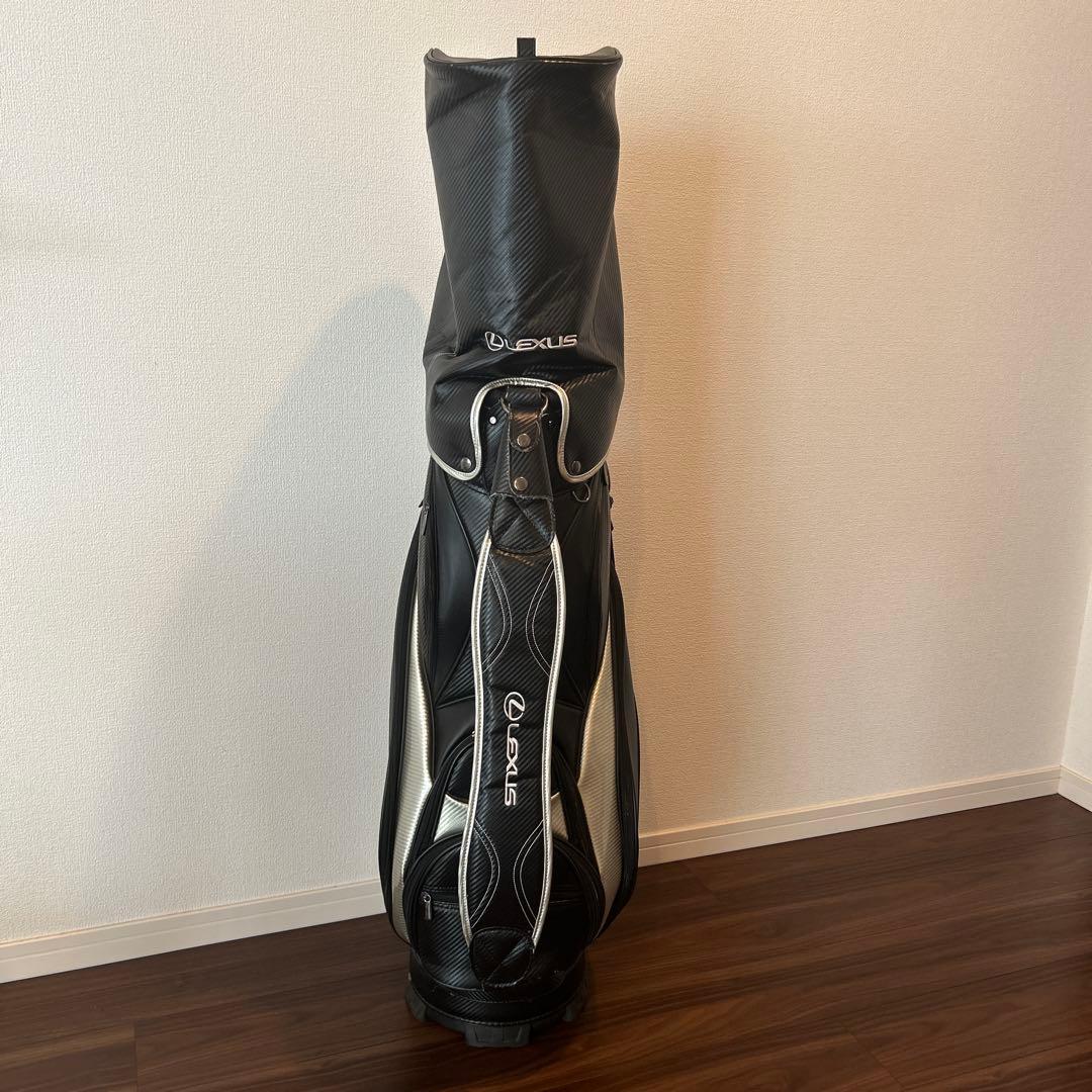 【正規品】LEXUS レクサス　キャディバッグ ブラック　おまけ付き