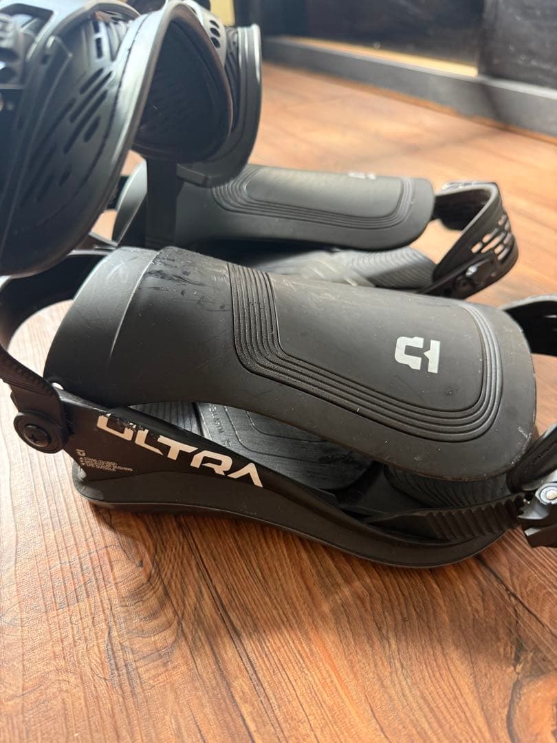 UNION ULTRA スノーボードビンディング ブラック Mサイズ