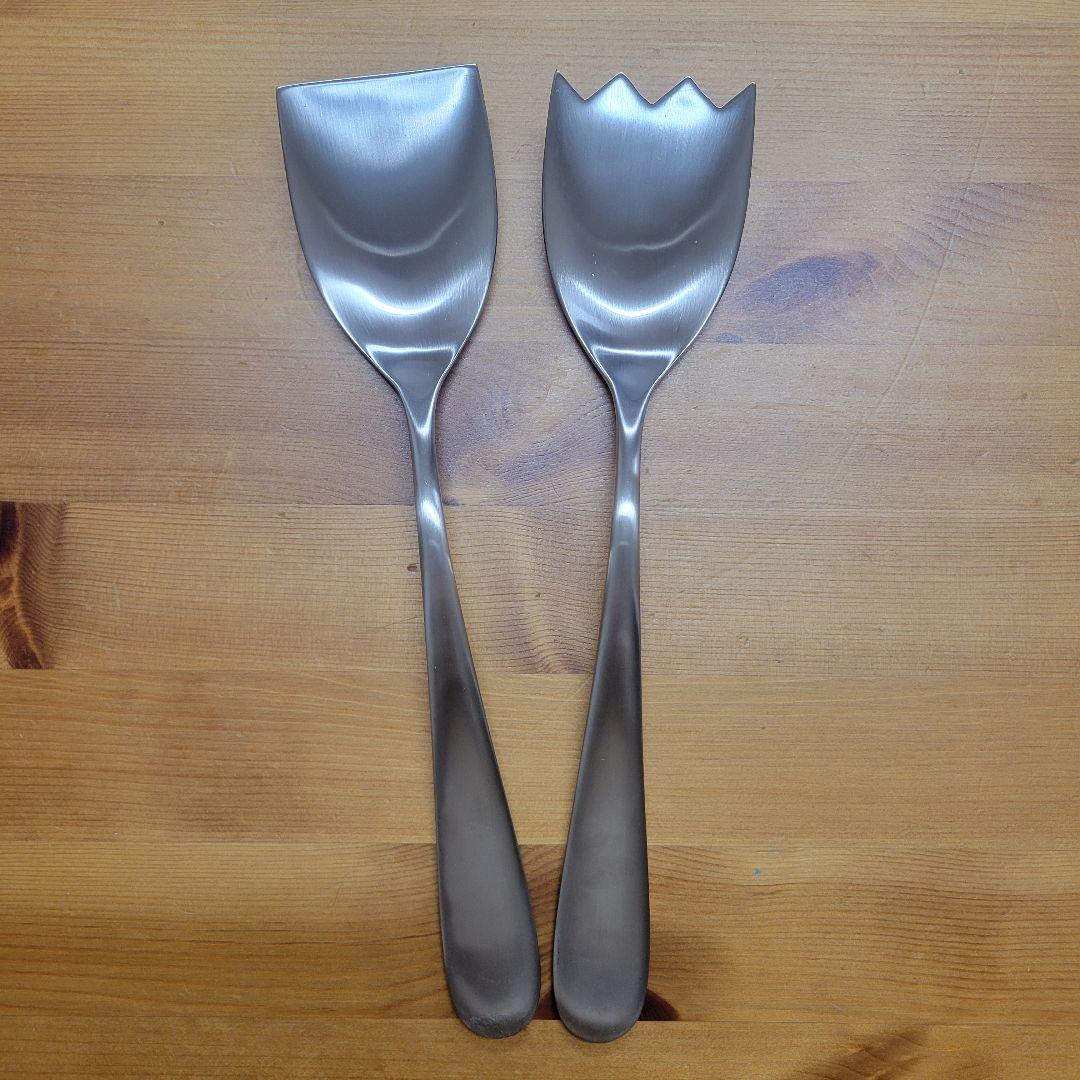 ALESSI ヌオーヴォ ミラノ ステンレススチール サラダセット