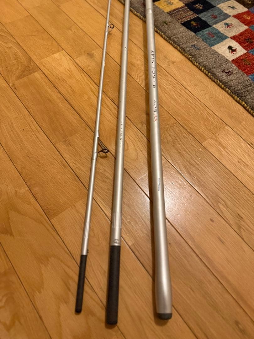 シマノ スピンパワー425ax 並継 ロッドケース付き