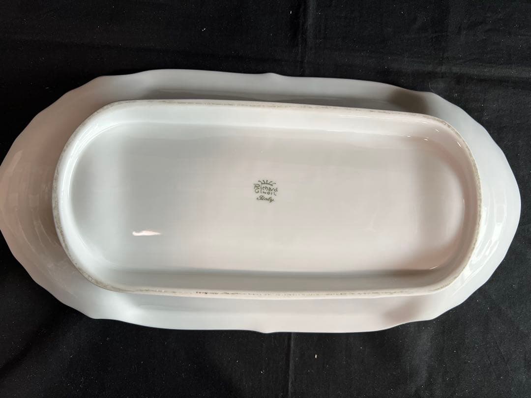 リチャードジノリ　ベッキオホワイト　オーバルボウル