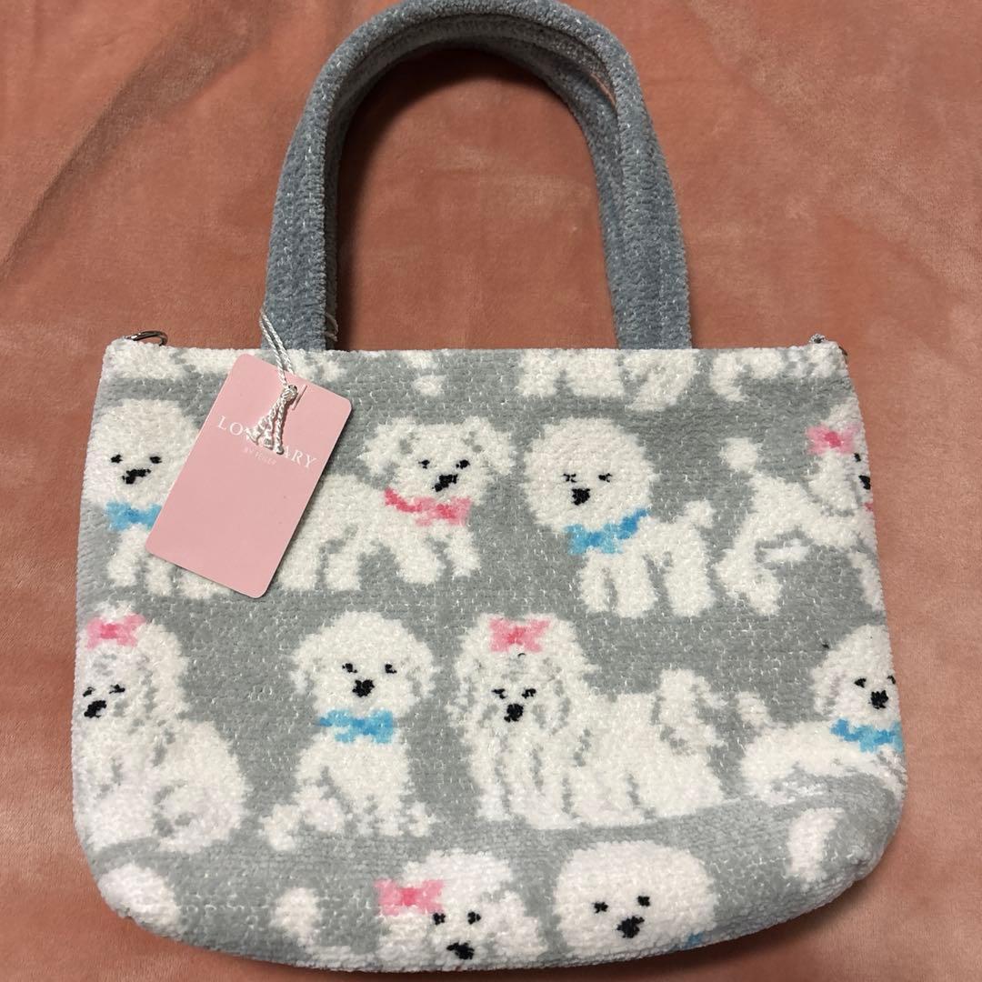 ラブラリー FEILER モフモフワンチャン バッグ トートバッグ