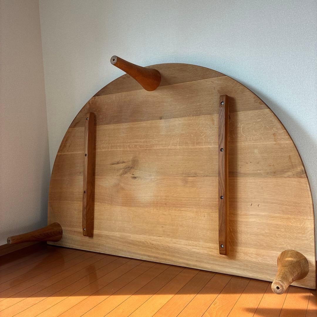 HIDA 森のことば 半円形リビングテーブル 飛騨産業　SN105RT