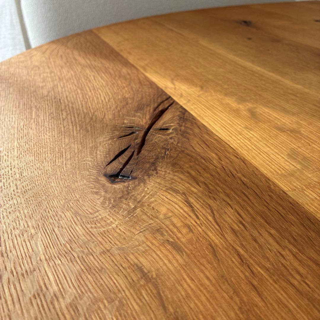 HIDA 森のことば 半円形リビングテーブル 飛騨産業　SN105RT