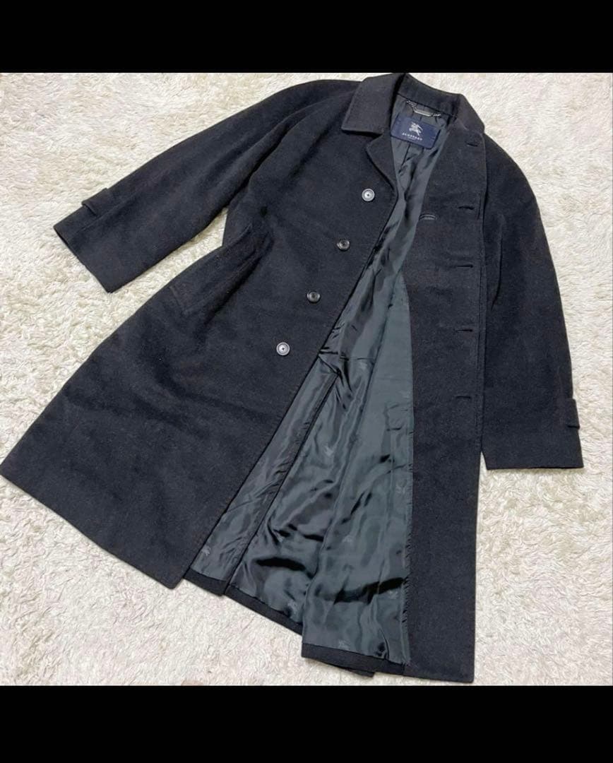 【美品】バーバリーロンドン　カシミヤ　ステンカラーコート
