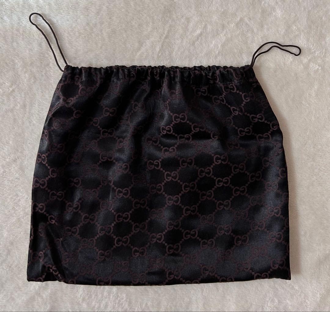 GUCCI グッチ ウエストポーチ ボディバッグ GGキャンバス 黒