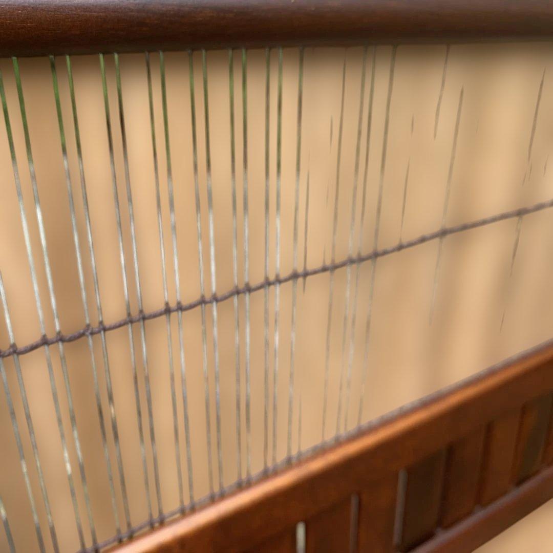 木製 衝立 パーテーション ４面パネル　和風　レトロ　高さ約124cm