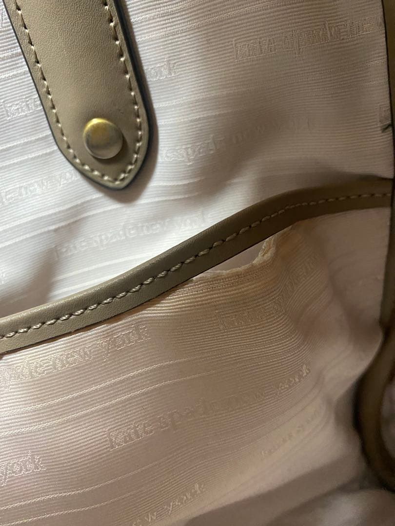 ケイトスペード　ジャガード　トートバッグ