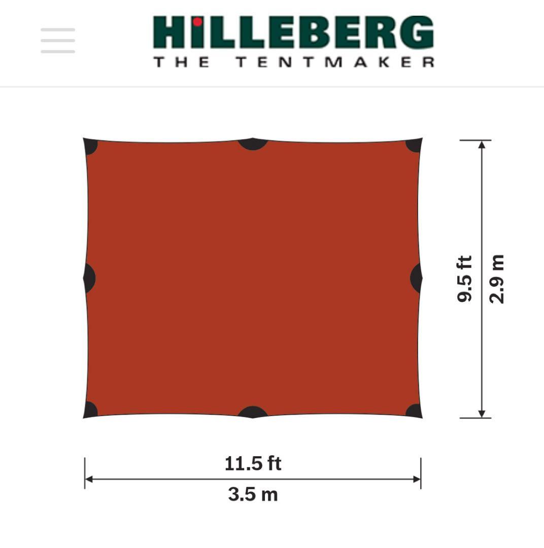 ヒルバーグ　タープ10XP サンド　極美品