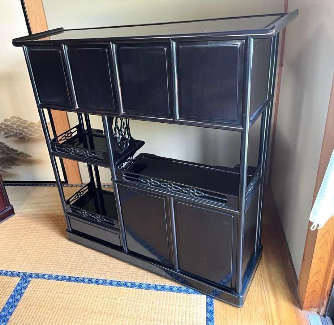 yuki 茶箪笥 飾り棚 茶棚 レトロ アンティーク②